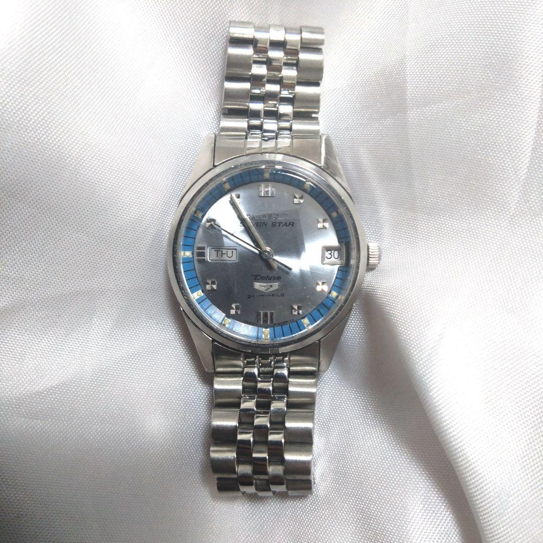Citizen Seven Star Deluxe Automatic Day Date Sapphire Crystal Watch