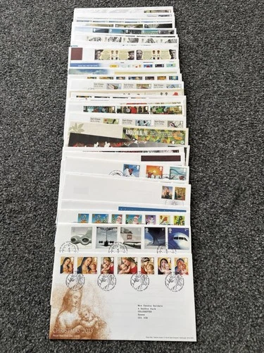 Job Lot of 48 UK GB First Day Covers & Covers FDC's 2001 - 2013 Lot #N66