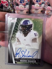 SAGE 2022 Artistry Rashid Shaheed Football Autograph Autographs Insert #A-RS