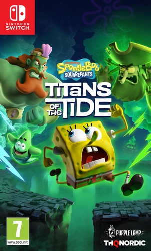 Nintendo Switch Spongebob Squarepants: Titans Of The Tide Game NEUF - Photo 1/9