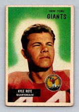 Kyle Rote 1955 Bowman #137 New York Giants