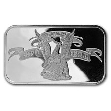 1 oz Silver Bar - APMEX (Eagle Design) 99.71 per troy oz