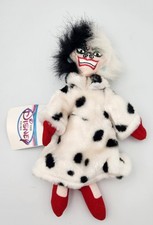 VTG 1990s Disney Store/Parks NWT Bean Bag Plush Cruella DeVille 101 Dalmations