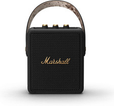 Marshall Stockwell III Wireless Bluetooth Speaker Black and Brass