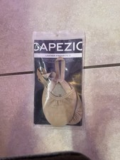 Capezio Leather Pirouette II Dance Shoe Tan Turners Turn And Kick Half Soles Xs