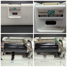 X2 RISO Risograph Duplicator RP colore batteria viola/verde non testato così com'è