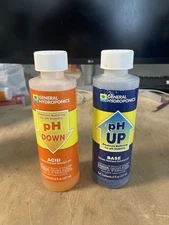 Used General Hydroponics pH Up And Down