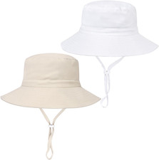 Baby Toddler Sun Hat,Boys Girls Bucket Hat for Kids UPF 50 Sun Protective Child