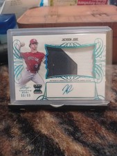 Authentic Autograph Patch Of Jackson Jobe Rookie Card. Detroit Tiger Currently