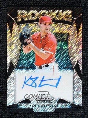 2019 Panini Prizm Rookie Shimmer Prizm 4/7 Kohl Stewart #RA-KS Auto RC 0w3