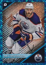 2024-25 TOPPS NHL STICKER COLLECTION #198 MATTIAS EKHOLM SSP BLUE #61/100