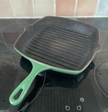 Le Creuset Cast Iron Griddle ‘Grillit’ 10” 26 cm - Green