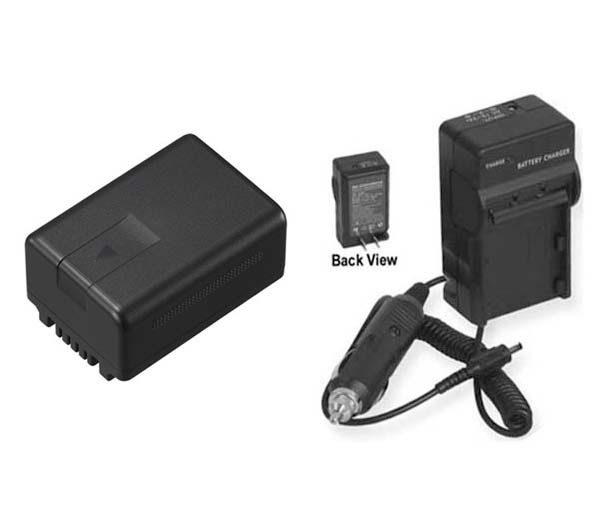 Battery + Charger for Panasonic HDCHS60 HDCHS60K HC-V10K
