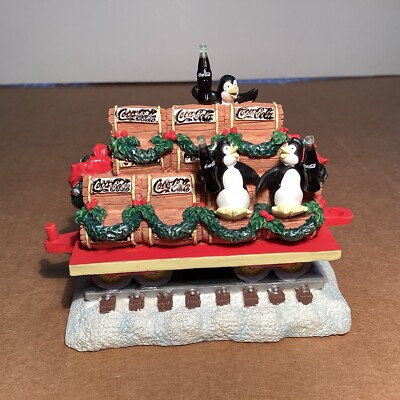 1998 VTG Dansbury Mint 6 Piece Coca-Cola Christmas Express Holiday
