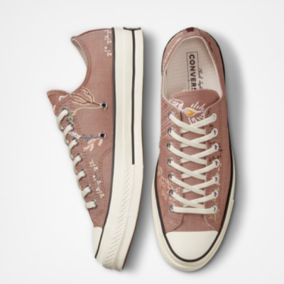 Converse Chuck 70 Embroidery Shoes Brown - A03665C Expeditedship