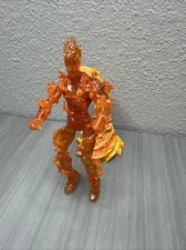 2005 ToyBiz Fantastic Four - Human Torch - Flame On ! Sound And Light Work