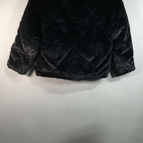 Abercrombie & Fitch Faux Fur Zip Coat, Size M - Black Women's - 第 10/10 張圖片