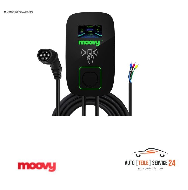MOOVY Box 2.0 - Wallbox Ricarica Veicoli Elettrici 7 KW, Connettore Tipo 2, App Smart Life - Foto 8