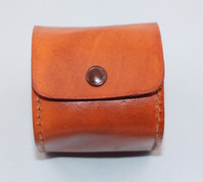 Vintage Travel Shoe Shine Kit Leather Case Made in England