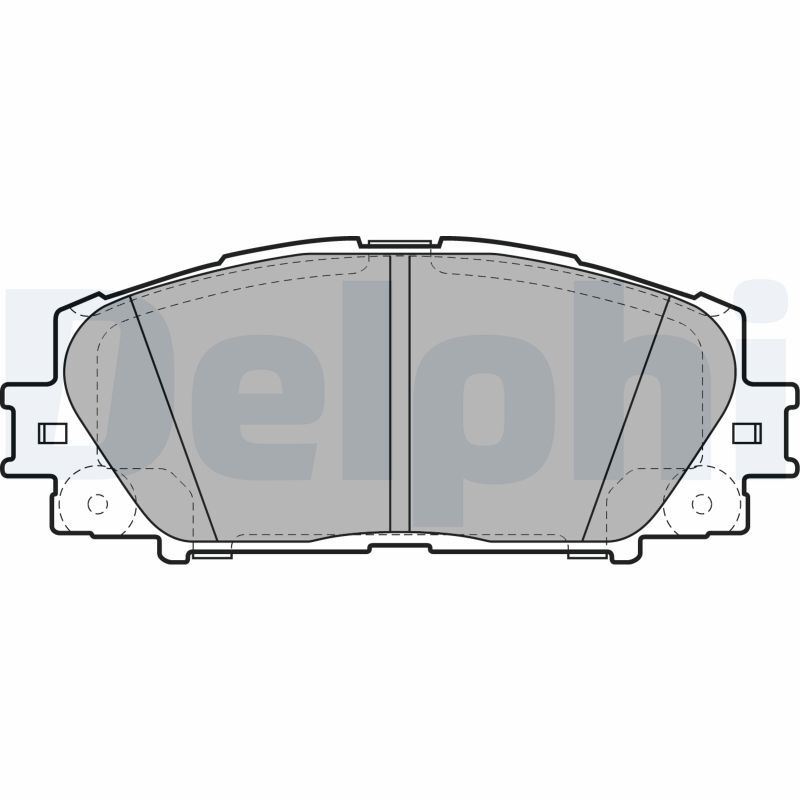 Plaquettes de frein Toyota Yaris 1.3 VVTi et 1.0 en lot de 4 pièces d'origine