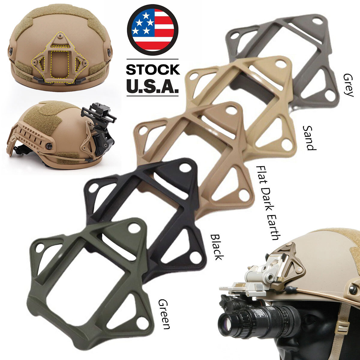 個人装備 ECH NVG MOUNT BRACKET OPS-CORE ECH NVG MOUNT BRACKET OPS-CORE