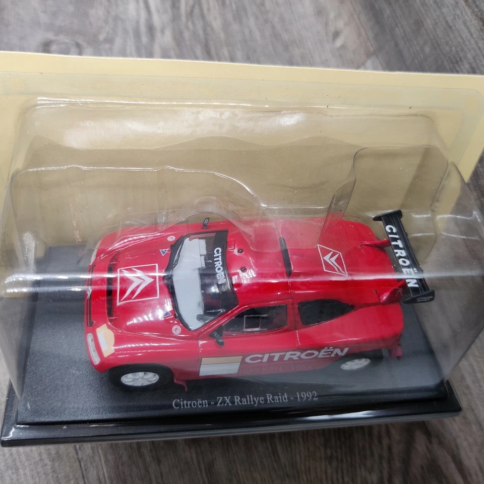 AUTO CITROEN ZX RALLYE RAID 1992 UH PER ATLAS 1:43 NUOVA SCATOLA - Immagine 4 di 4