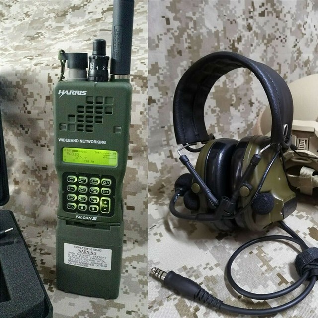 Case Of 10 Nos Military Radio H161 Headset Headphone Complete Receivers