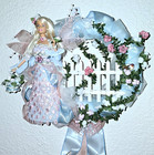 OOAK CUSTOM DESIGNED SPRINGTIME FLORAL THEME BARBIE WREATH - READY TO HANG — photo 2