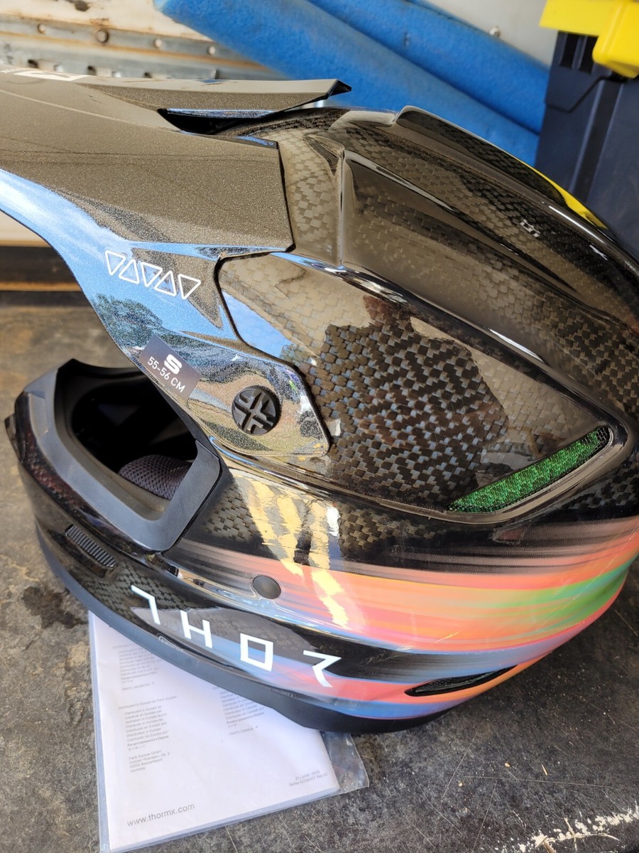 Adult small Thor Reflex Carbon MX Offroad Helmet MIPS and Koroyd protection