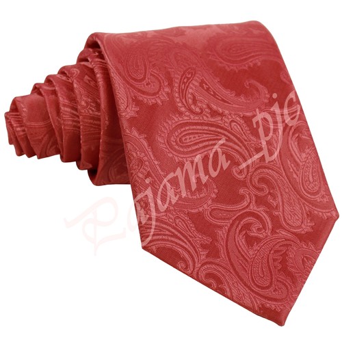 BRAND New Men's Microfiber Self tie Neck tie Paisley Wedding Party Prom Formal - Picture 4 of 30