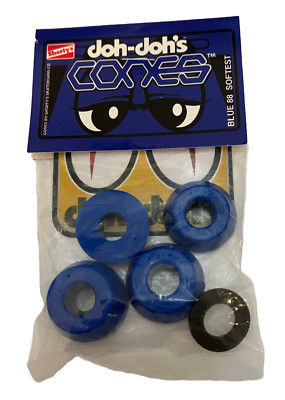 SHORTY'S Cones DOH DOH'S Skateboard BLUE TRUCK BUSHINGS 88A for 2 trucks Shortys
