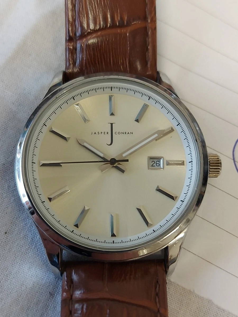 MWNS JASPER CONRAN DATE QUARTZ WATCH PERFECT WORKING ORDER NEW