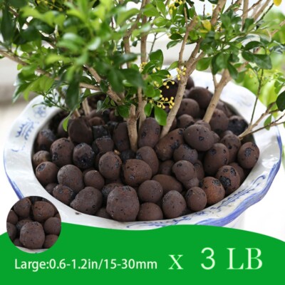 1-30 pounds of plant clay pebbles - Natural clay pebbles for indoor plants