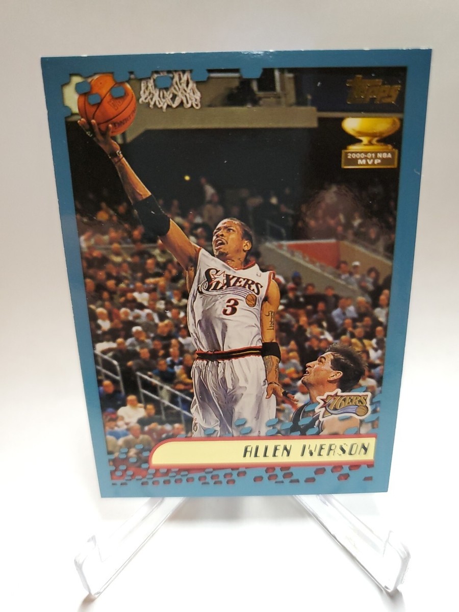 ☆アルビ ☆NBAカード Allen Iverson 2001-02 TOPPS #3 2000-01 NBA MVP | eBay