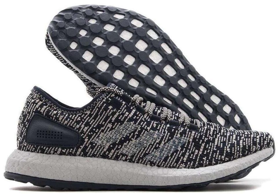 Adidas PureBoost RBL LTD 7 Gray Oreo Size 7.5 - Adidas PureBoost RBL LTD Black Grey for sale  main image 2