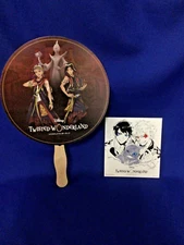 2022 Disney D23 expo exclusive Twisted Wonderland  art print 5x5x5 & Fan