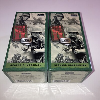 2000 Lot Of 2 Britains 17234 George Marshall 17231 Bernard Montgomery Boxed