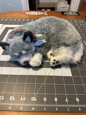 Perfect Petzzz Original Alaskan Husky dog canine sleeping plush stuffed animal
