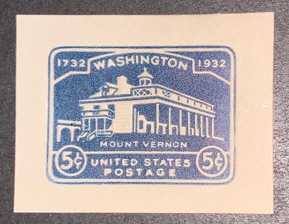 Travelstamps: US Stamps Cut Square Scott #U528 Mount Vernon Mint Hinged - Image 2 of 4