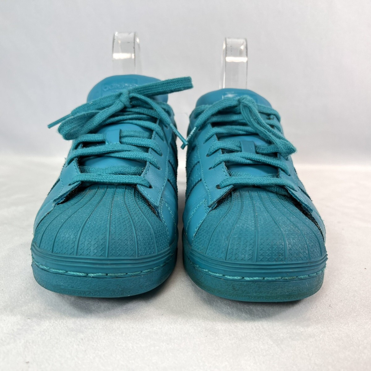 Adidas X Pharrell Supercolor Teal Superstar S31607 size 6 | eBay
