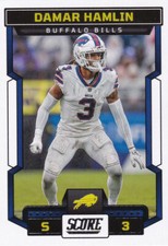 2023 Score Football Card #266 Damar Hamlin