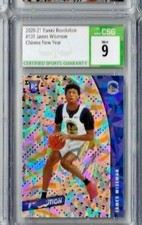 2020-21 Panini Revolution James Wiseman Chinese New Year CSG 9  RC