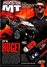 MONSTER MT RC Nitro XTM Racing Print Ad Wall Art Decor RTR Brent