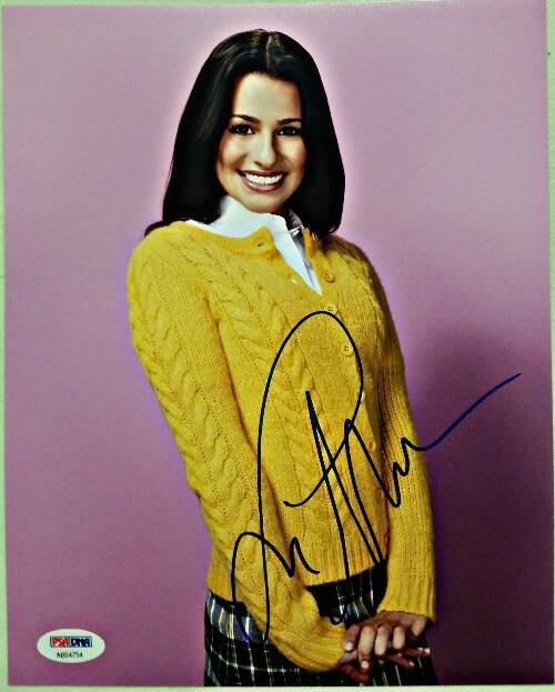 Lea Michele Autographed Signed GLEE SCREAM QUEENS 8x10 Photo PSA/DNA COA #11 