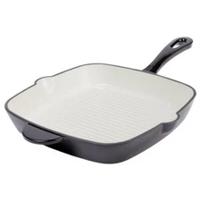 Wolfgang Puck 10" Enameled Cast Iron Grill Pan