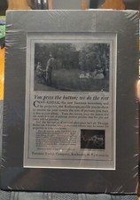 Vintage 1924 Eastman KODAK Camera Original Magazine Print Ad Matted Excellent 