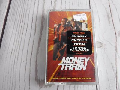 Vintage Cassette Tape MONEY TRAIN Movie Soundtrack FACTORY SEALED Hype Sticker