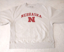 Vintage Nebraska Reverse Weave Sweater M Champion 80s 90s Very Nice Cornhuskers