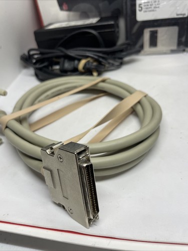 Iomega Jaz 1 GB SCSI External Hard Drive V1000S W/ Adapter, Cable, Disk, Box - Afbeelding 2 van 9