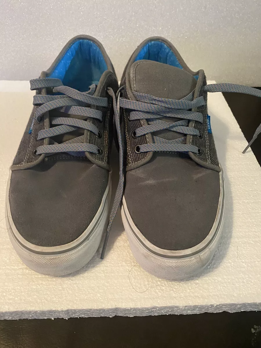 Vans Off the Wall Chukka Low Gray Blue Mens 11.5 Skate Shoes